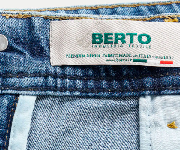 Деним из Италии Berto